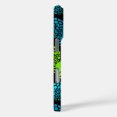 Momona Hawaiian Tropical Pineapple Blue Case-Mate iPhone Case (Achterkant / Rechts)