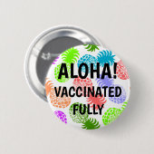 Momona Hawaiian Tropisch anananas gevaccineerd Ronde Button 5,7 Cm (Voorkant /achterkant)