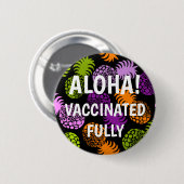 Momona Hawaiian Tropisch anananas gevaccineerd Ronde Button 5,7 Cm (Voorkant /achterkant)