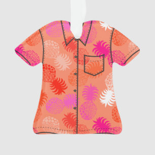 Momona Hawaiian Tropische ananas Aloha Shirt Ornament