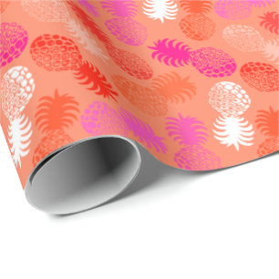 Momona Hawaiian Tropische ananas Cadeaupapier