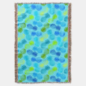 Momona Hawaiian Tropische ananas Deken (Voorkant Verticaal)