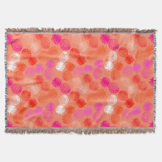 Momona Hawaiian Tropische ananas Deken (Voorkant)