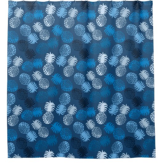 Momona Hawaiian Tropische ananas Douchegordijn (Voorkant)