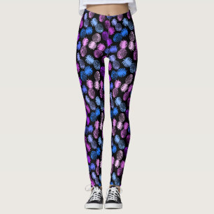 Momona Hawaiian Tropische ananas Leggings