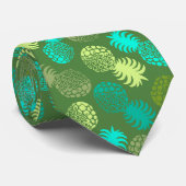 Momona Hawaiian Tropische ananas Stropdas (Opgerold)