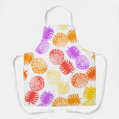 Momona Hawaiian Tropische ananas - Warm kleuren Schort (Voorkant)
