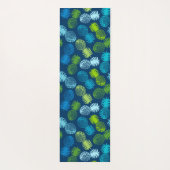 Momona Pineapple Aloha Hawaiian Tropical - Blue Yogamat (Achterkant)
