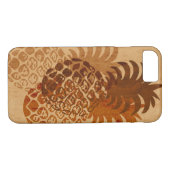 Momona Pineapple Hawaiian Tropical Faux Wood Case-Mate iPhone Case (Achterkant (Horizontaal))