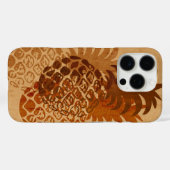 Momona Pineapple Hawaiian Tropical Faux Wood Case-Mate iPhone Case (Achterkant (horizontaal))