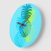 Momona Pineapple Hawaiian Tropical Grote Klok (Hoek)