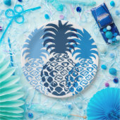Momona Pineapple Hawaiian Tropical Papieren Bordje (Feest)