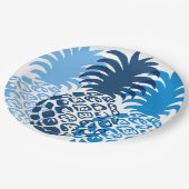 Momona Pineapple Hawaiian Tropical Papieren Bordje (Gekanteld)