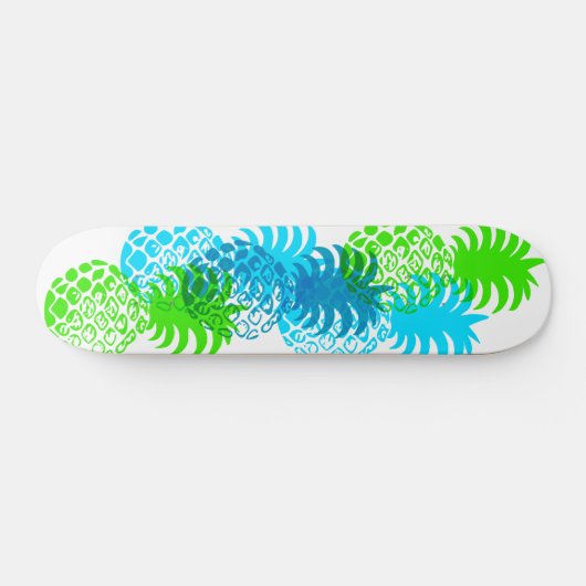 Momona Pineapple Hawaiian Tropical Persoonlijk Skateboard (Horizontaal)