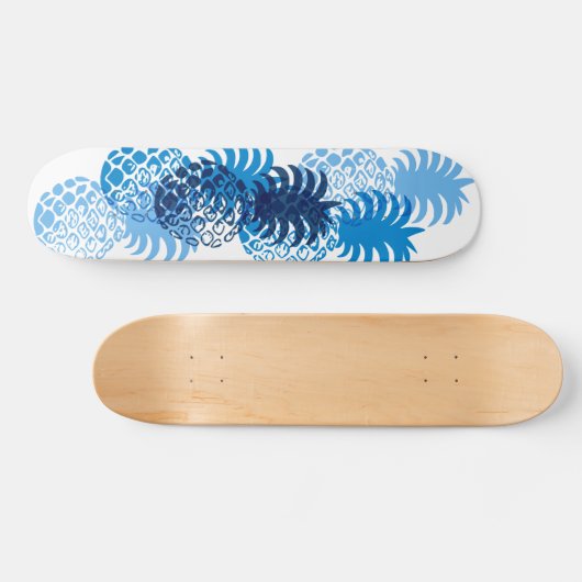 Momona Pineapple Hawaiian Tropical Skateboard (Horizontaal)