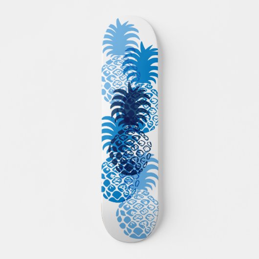 Momona Pineapple Hawaiian Tropical Skateboard (Voorkant)