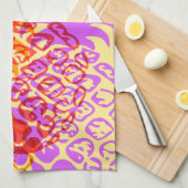 Momona Pineapple Hawaiian Tropical Theedoek (Quarter Fold)