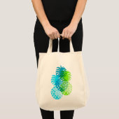 Momona Pineapple Hawaiian Tropical Tote Bag (Voorkant (product))
