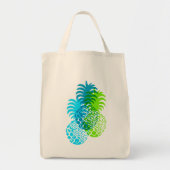 Momona Pineapple Hawaiian Tropical Tote Bag (Voorkant)
