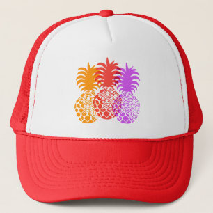 Momona Pineapple Hawaiian Tropical Trucker Pet