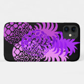 Momona Pineapple Hawaiian Tropisch Paars Case-Mate iPhone Case (Achterkant (horizontaal))