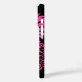 Momona Pineapple Hawaiian Tropisch Roze Case-Mate iPhone Case (Achterkant / Links)