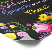 Momosa bar Fiesta baby shower-teken Poster (Hoek)