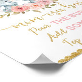 Momosa Bar Mimosa Bar Twins Elephant Baby shower Poster (Hoek)