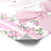 Momosa bar Pink Bow Love Shack Baby Poster (Hoek)