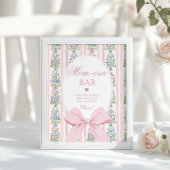 Momosa bar Pink Bow Love Shack Baby Poster