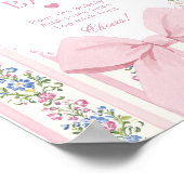 Momosa bar Pink Bow Love Shack Baby Poster (Hoek)