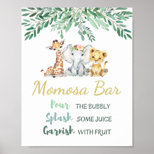 Momosa Bar Poster (Voorkant)