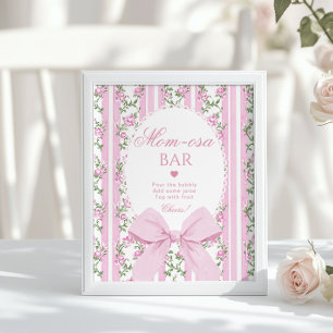 Momosa bar Roze Strik Love Shack Baby Poster