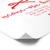 Momosa bar Sweetheart Valentines day Handdrawn Poster (Hoek)