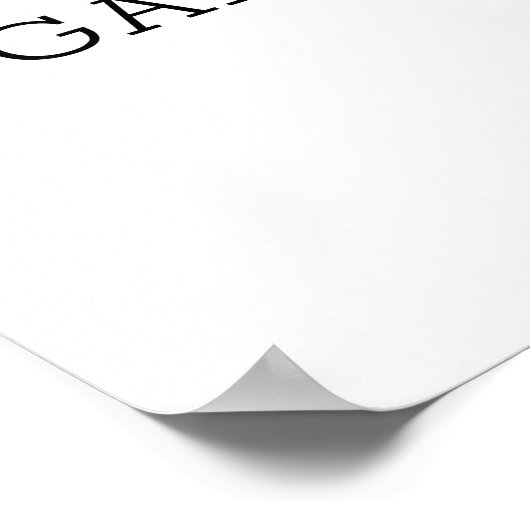 Momosa Bar Waterverf Versprokendoek Poster (Hoek)