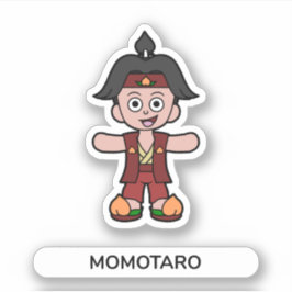 Momotaro, de perzikjongen sticker