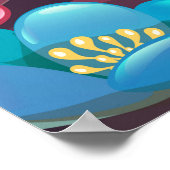 Momotombo Nicaragua vulcano reisprint. Poster (Hoek)