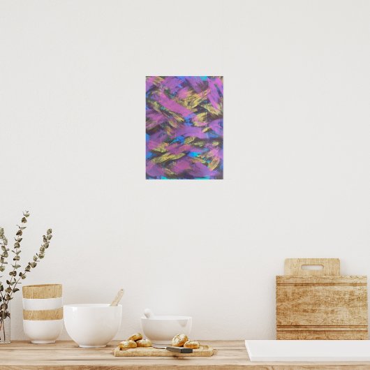Mompelen Poster (Keuken)