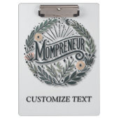 Mompreneur-thema Klembord (Voorkant)