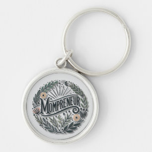 Mompreneur-thema Sleutelhanger