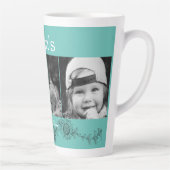 Mom's Angels 3 Foto Zonnebloem Latte Latte Mok (Rechts)