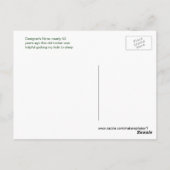 Mom's Antiek Rocker Briefkaart- - aanpassen Briefkaart (Achterkant)