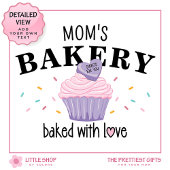 Mom's Bakery Pink Cupcake Moederdag Schort