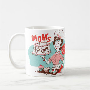 Mom's Bakery Retro Moederdag Mok