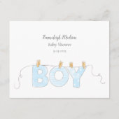 Moms Belly Size Game Boy Teddy Bear en Bee Informatiekaartje (Achterkant)