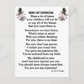 MOM'S BRIEFKAART VAN MIJN SUPERSTAR (Voorkant)