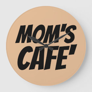 MOM'S CAFE' WALL CLOCKS GROTE KLOK