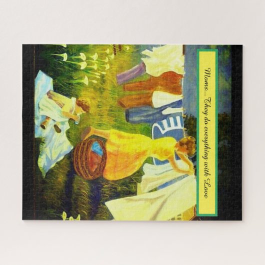 Moms chores legpuzzel (Horizontaal)