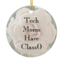 Mom's Classy Tech Vibe Ornament