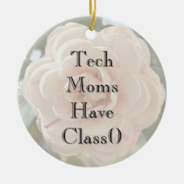 Mom's Classy Tech Vibe Ornament